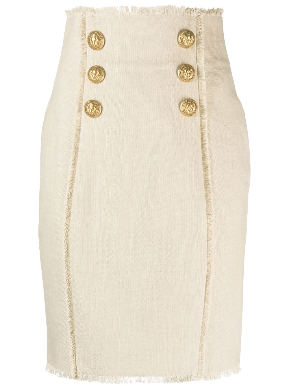 High-waisted skirt - Neutrals