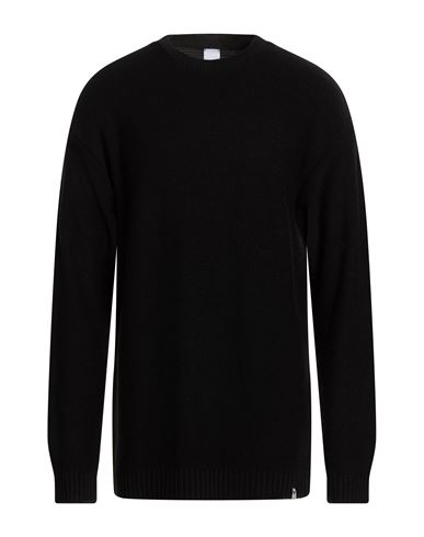 Man Sweater Black Size L Modal, Wool