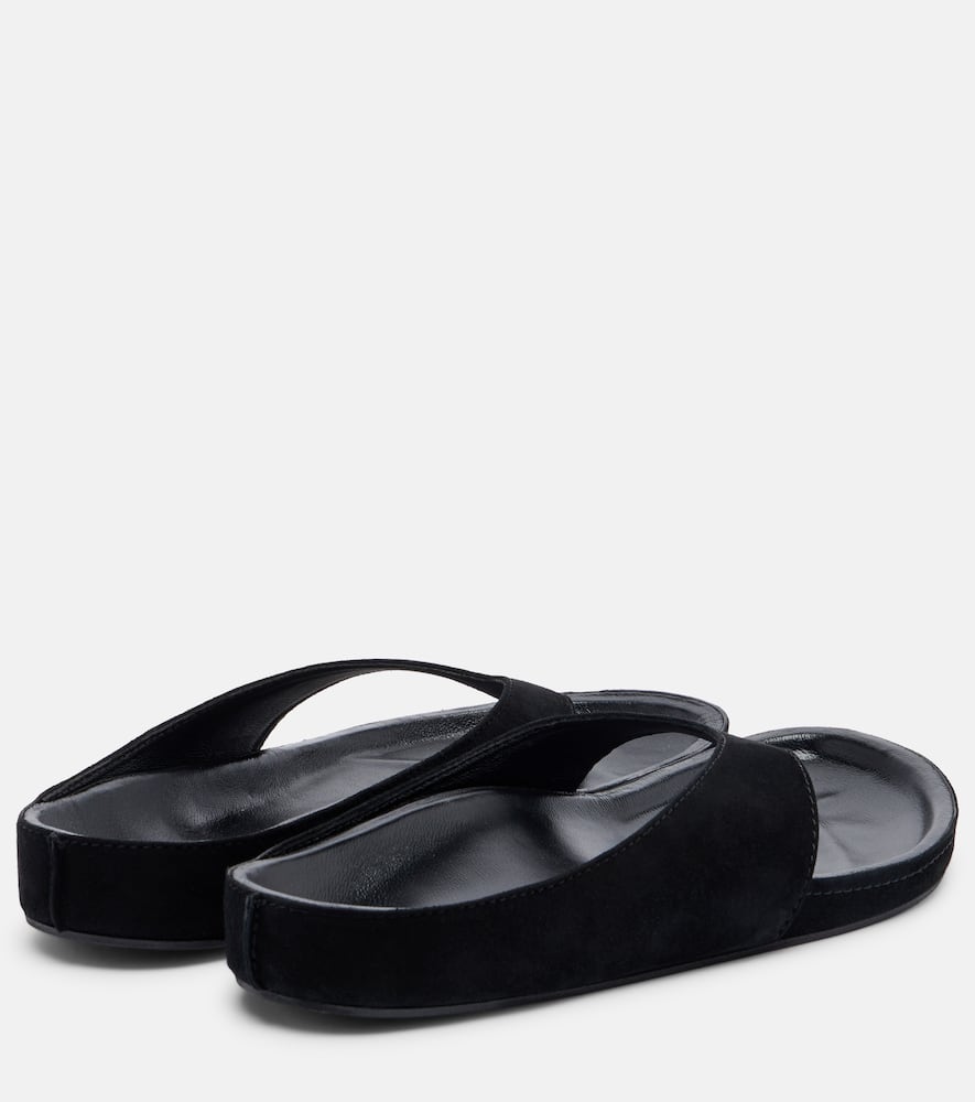 Yaga suede thong sandals