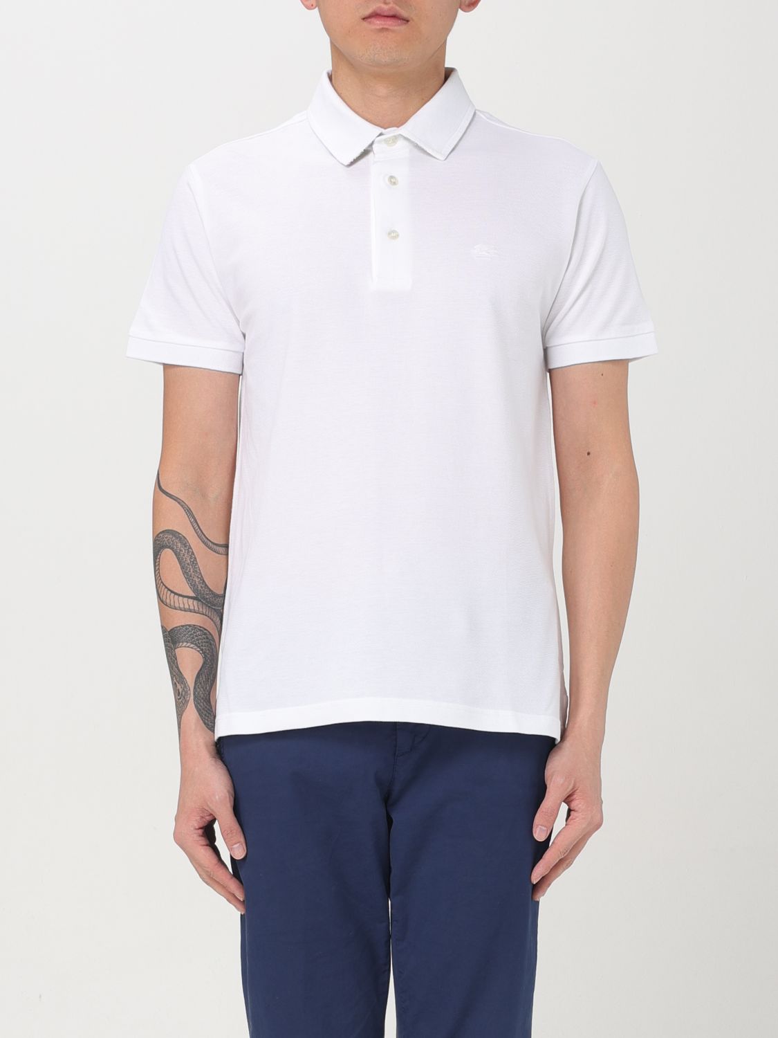 Polo Shirt Men color White