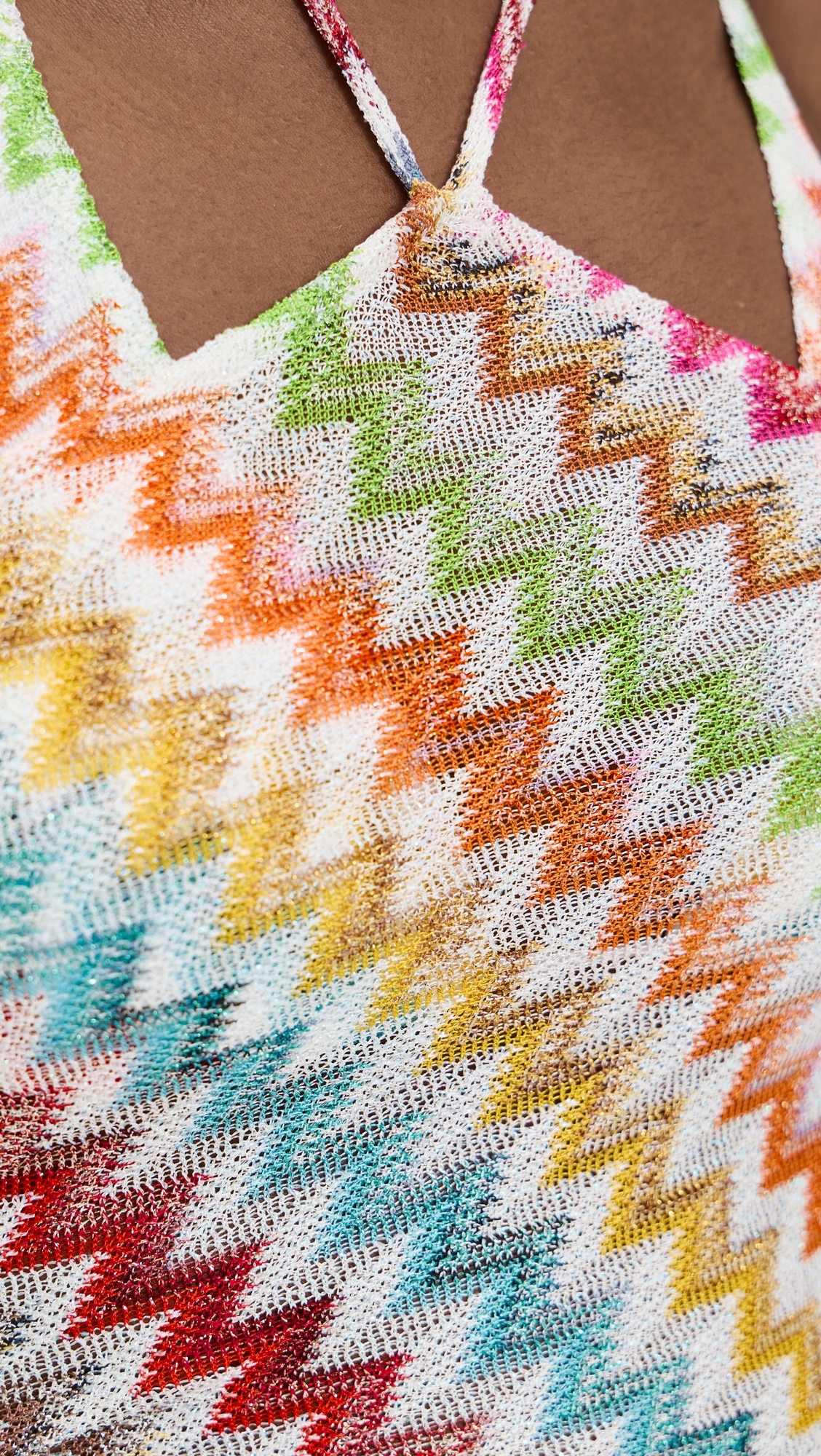 Long Cover Up MULTICOLOR w/WHITE BASE