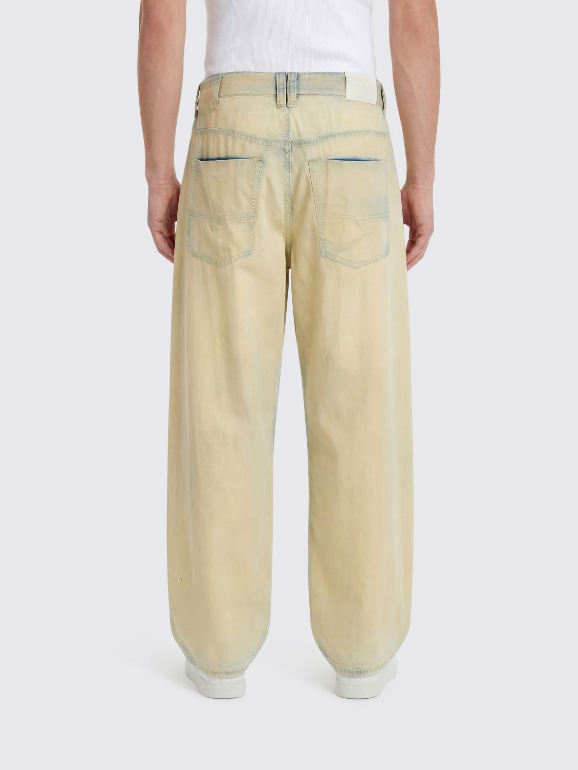 Jeans Men color Beige