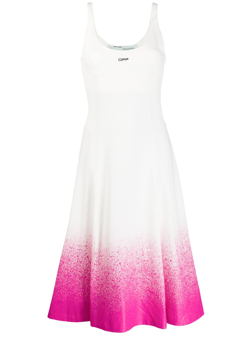 Degrade jersey dress
