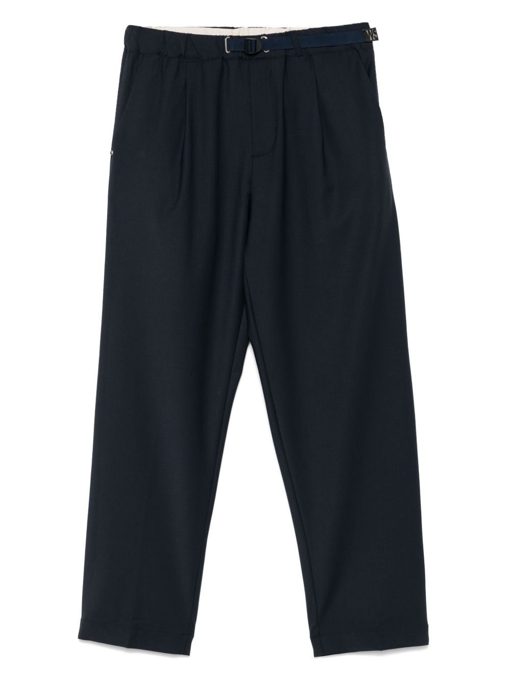 White Sand pleat-detailed trousers - Blue
