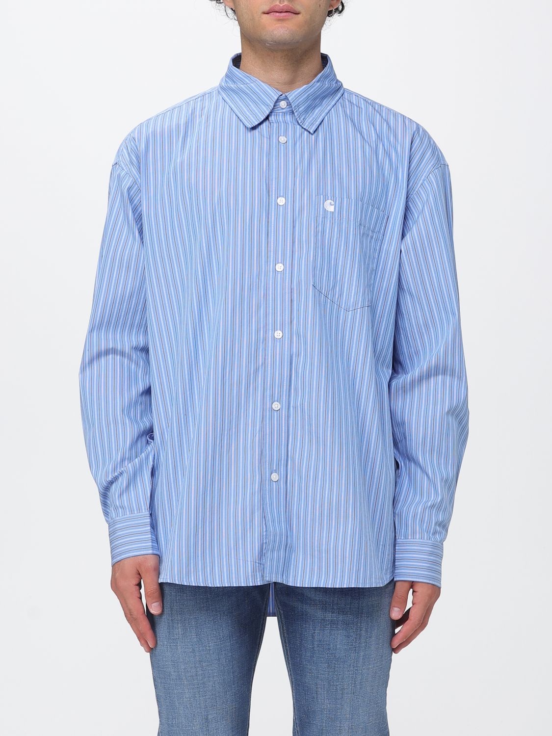 Shirt Men color Blue