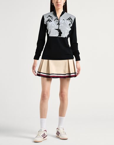 Woman Sweatshirt Black Size L Polyester, Elastane, Polyamide