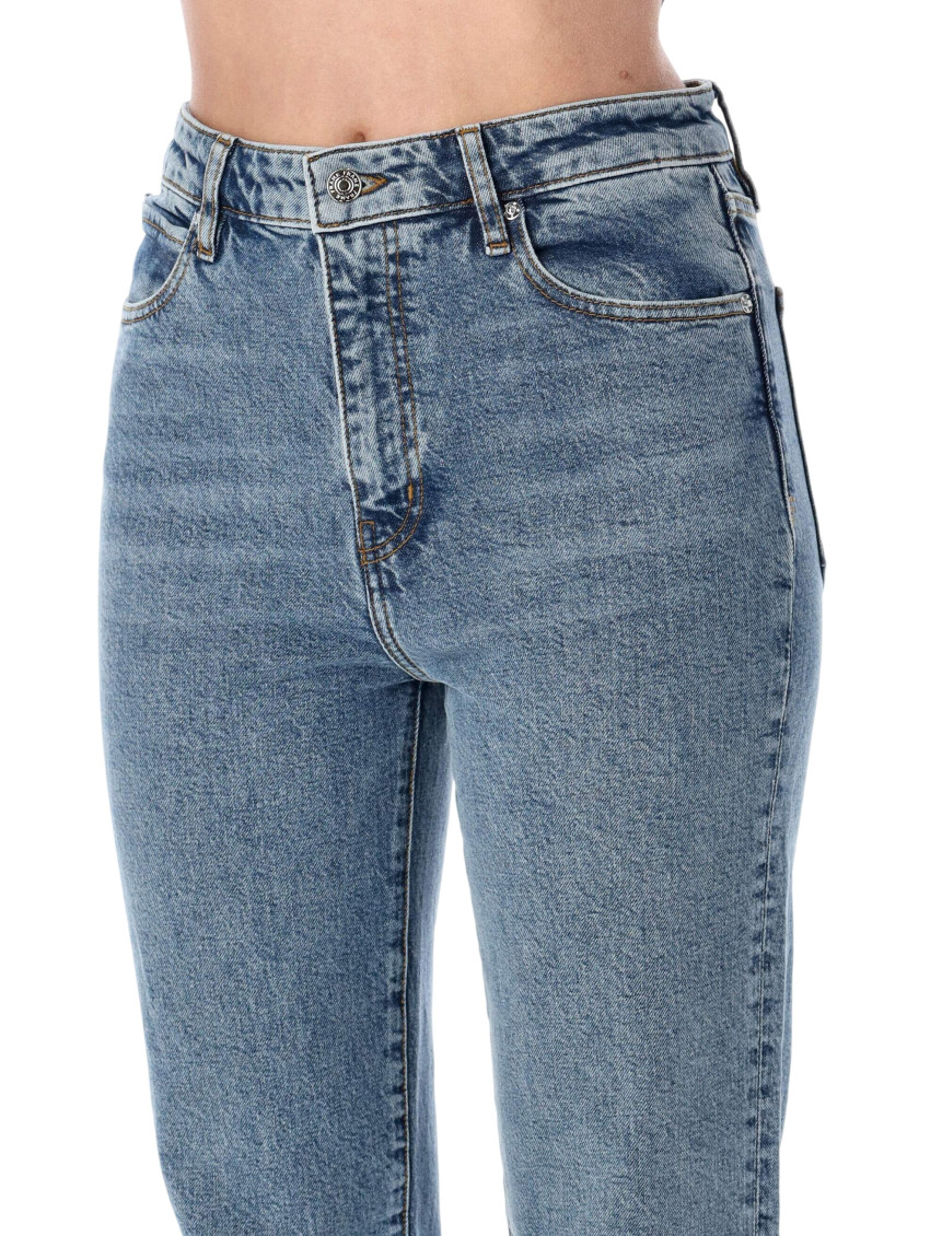 Frame - signature ruler trousers belt loops design