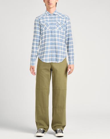 Platinum Man Shirt Light blue Size L Cotton
