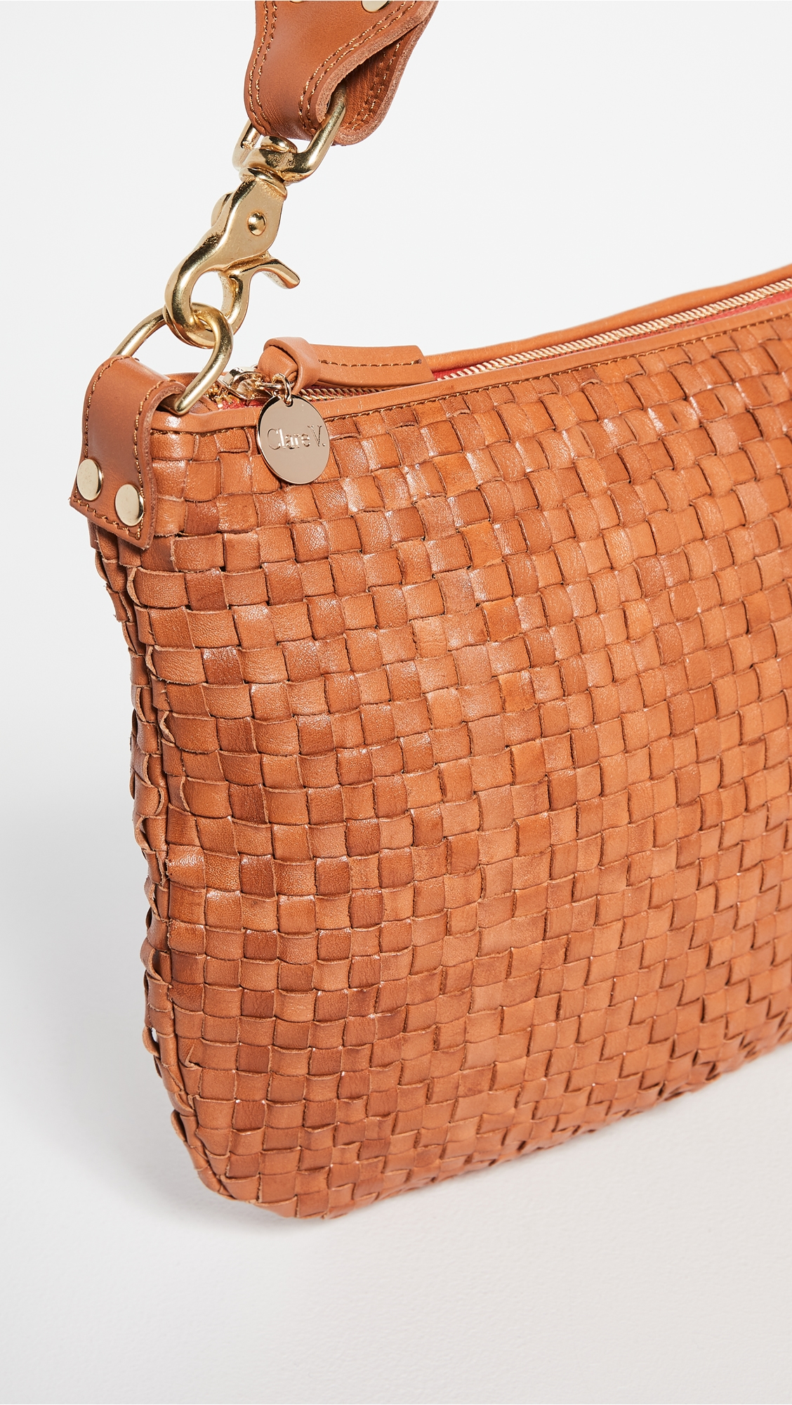 Moyen Messenger Bag Natural Woven Checker One Size