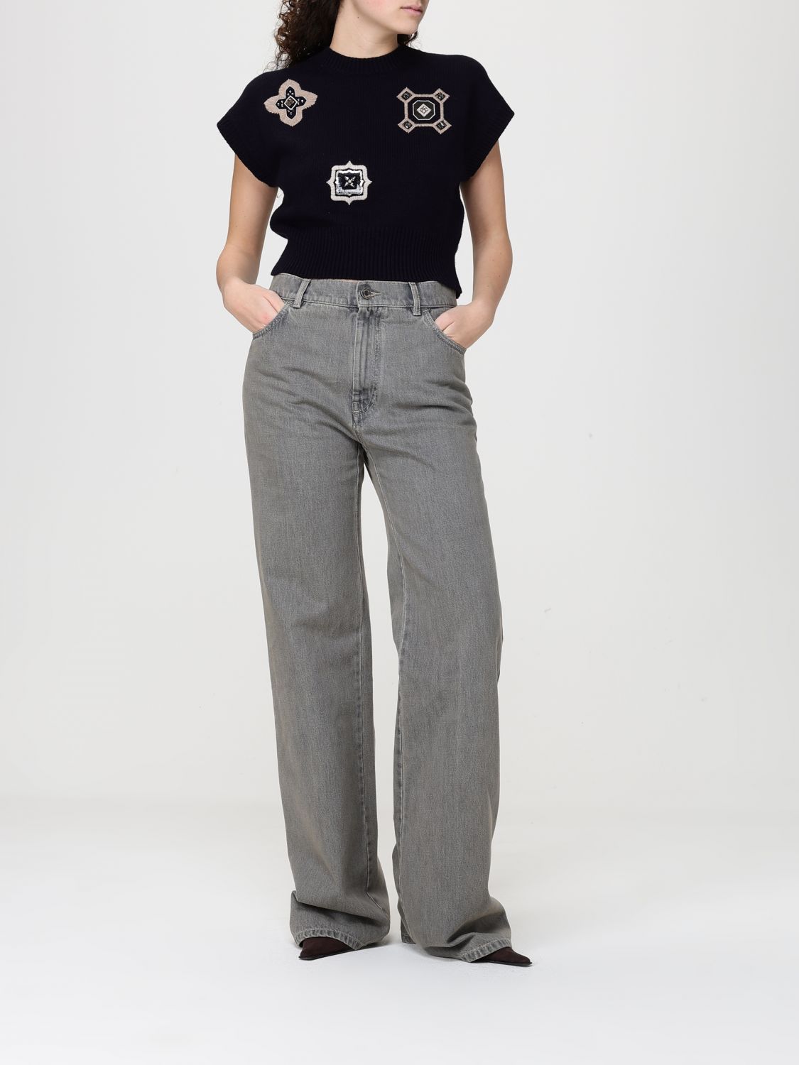 Jeans Woman color Denim