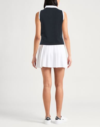 Woman Polo shirt Midnight blue Size L Cotton, Elastane