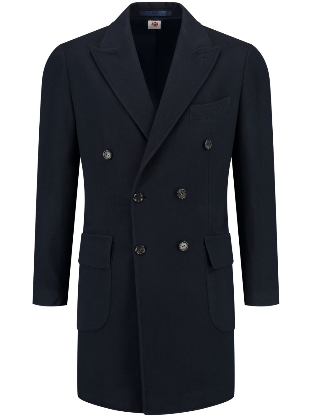 Milano double-breasted coat - Blue