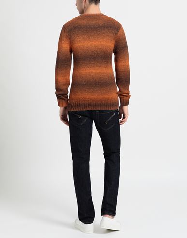 Man Sweater Rust Size 36 Acrylic, Wool, Polyamide