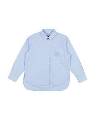 Kid Girl Shirt Light blue Size 10 Cotton