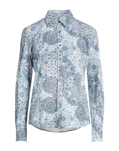 Woman Shirt Light blue Size 8 Polyamide, Elastane