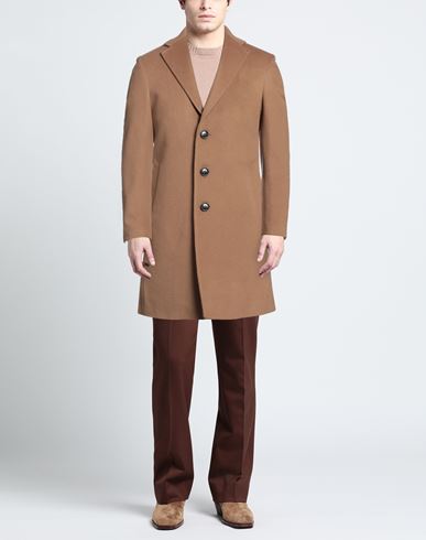 Alessandro Gilles Man Coat Camel Size 44 Wool, Polyester, Cashmere