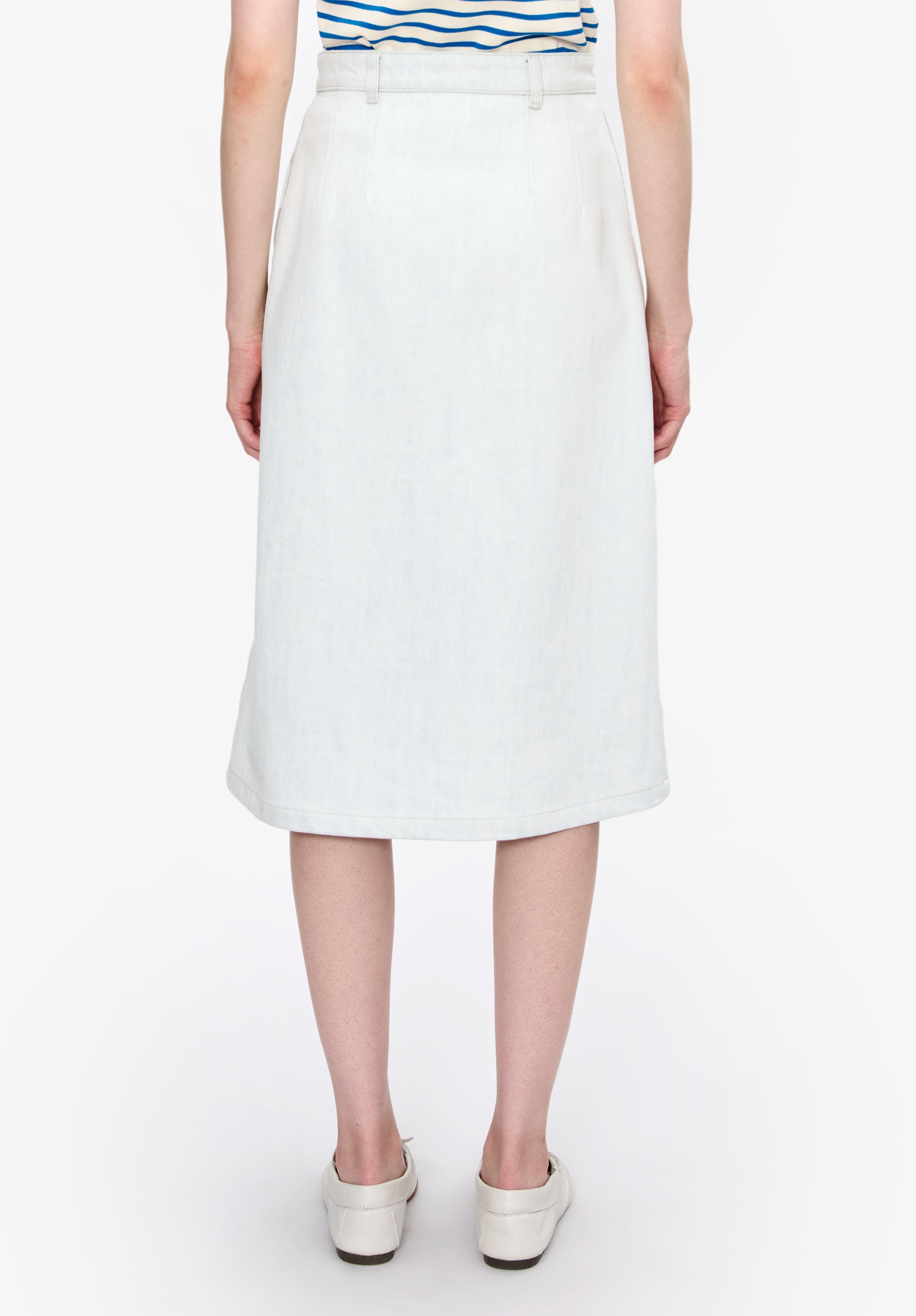 A. P.C. Maxine Skirt 34 Iat - Sky Blue