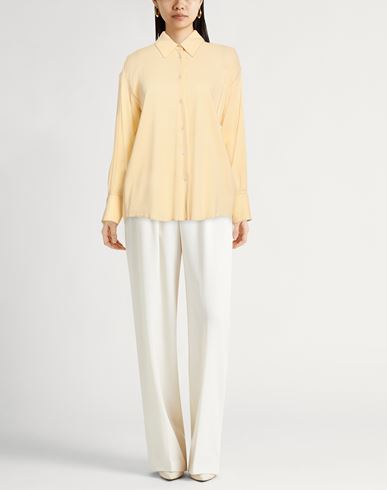 Fabiana Filippi Woman Shirt Pastel yellow Size 2 Viscose, Elastane