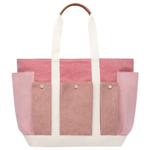 Multi-Pocket cabas tote