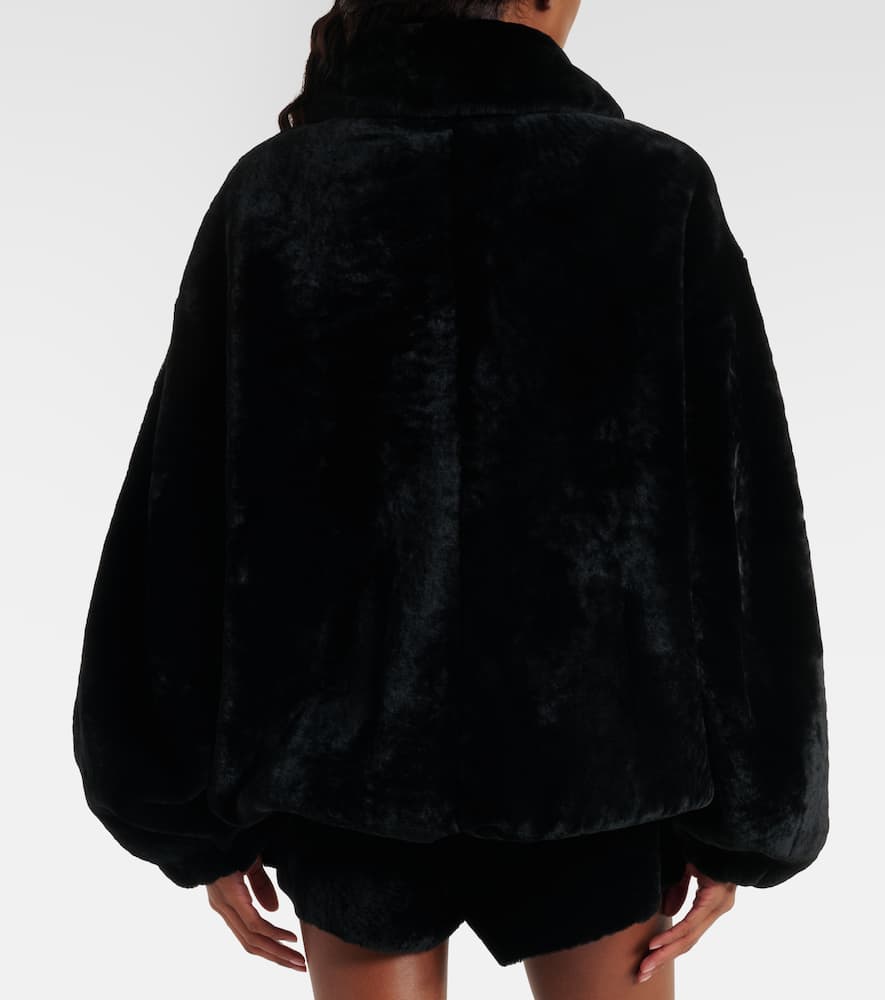 Plush shearling jacket