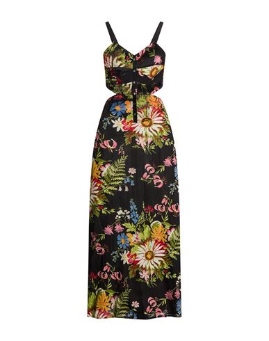 Woman Maxi dress Black Size 4 Cotton