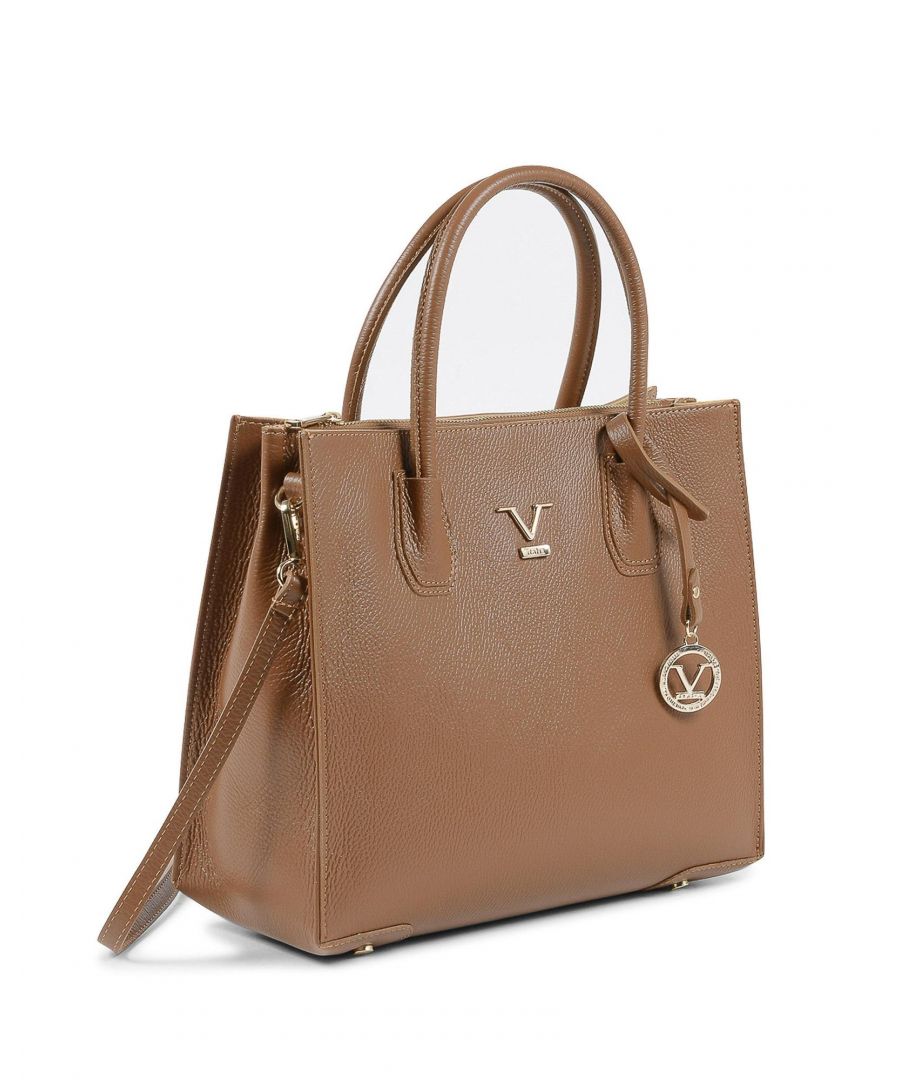 19v69 Italia V by VERSACE 1969 ABBIGLIAMENTO SPORTIVO SRL WoMens Leather Handbag from Italy in Tan - One