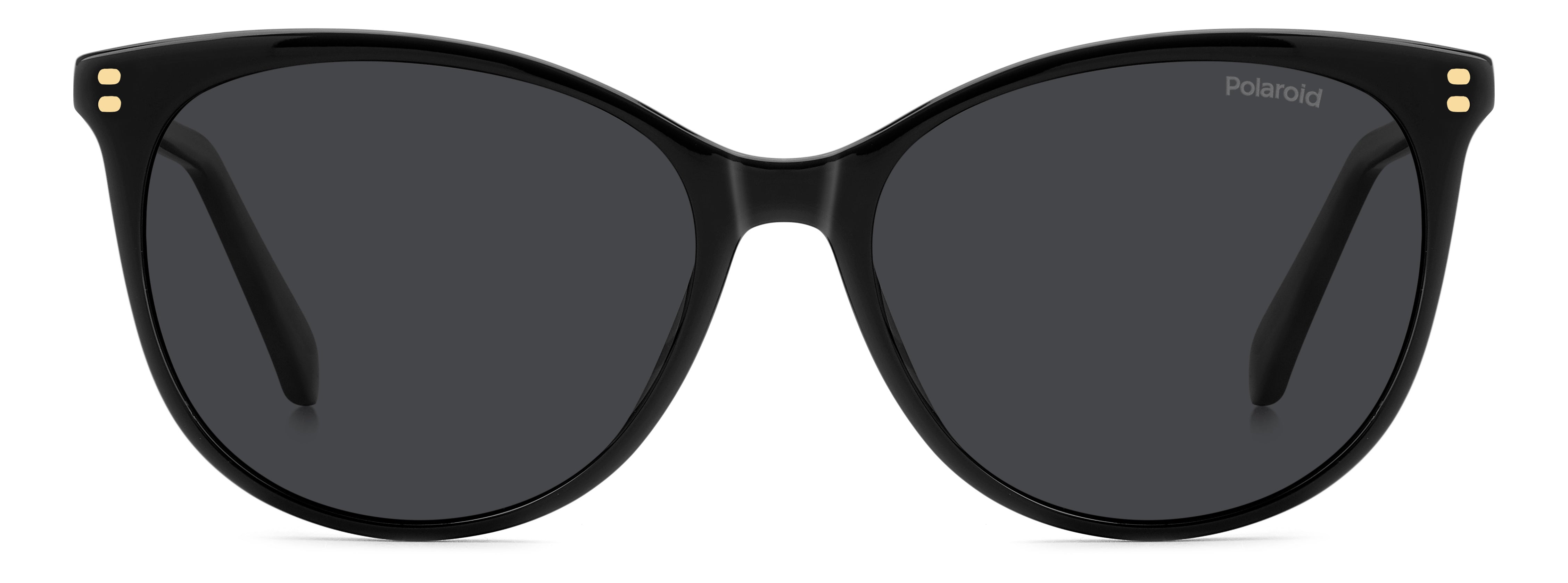 Polaroid Woman Polaroid PLD 4200/S/X 807/M9 Sunglasses Acetate Black Grey Cat Eye Polarized