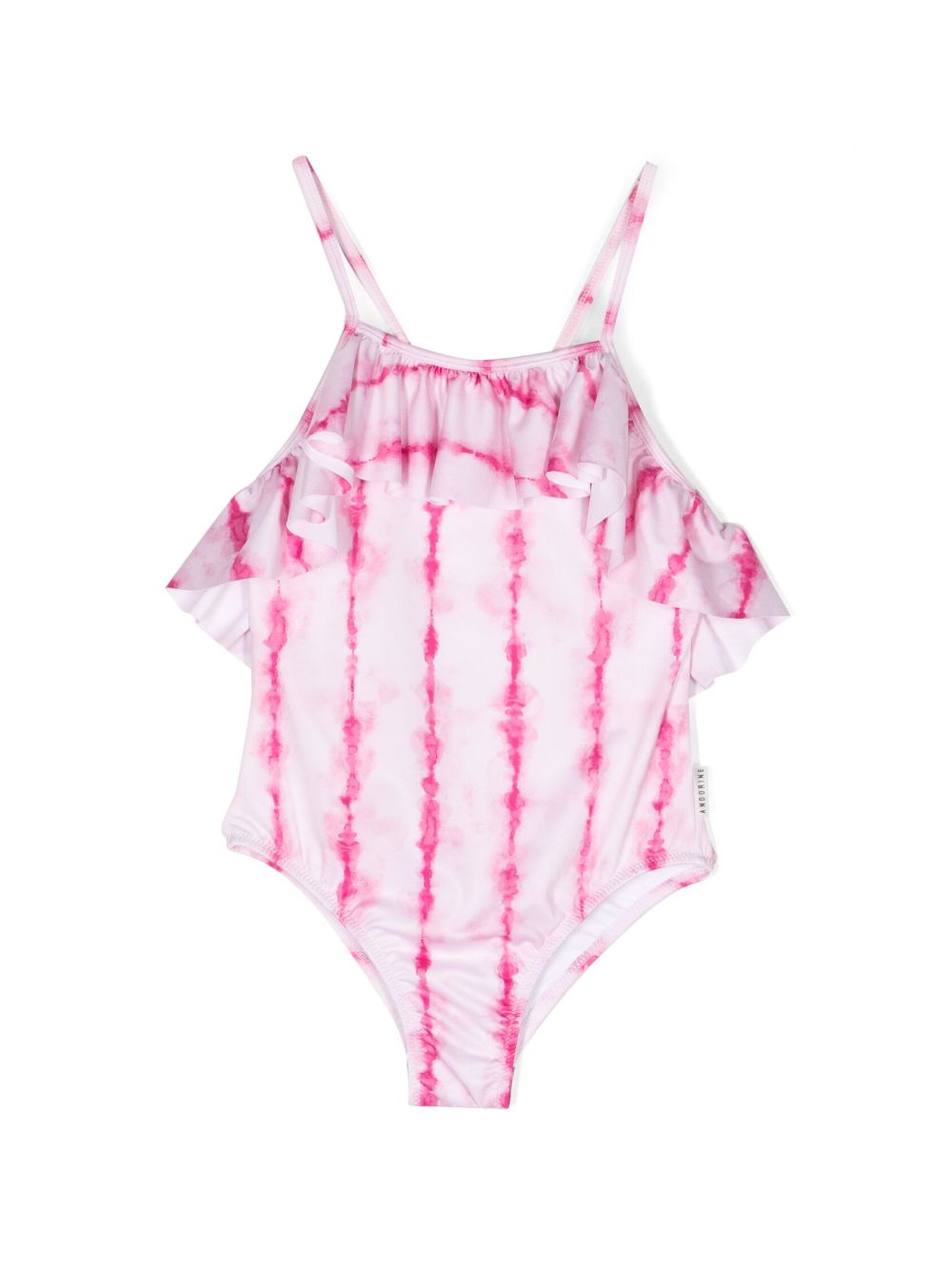Tie-dye print stretch swimsuit - Pink