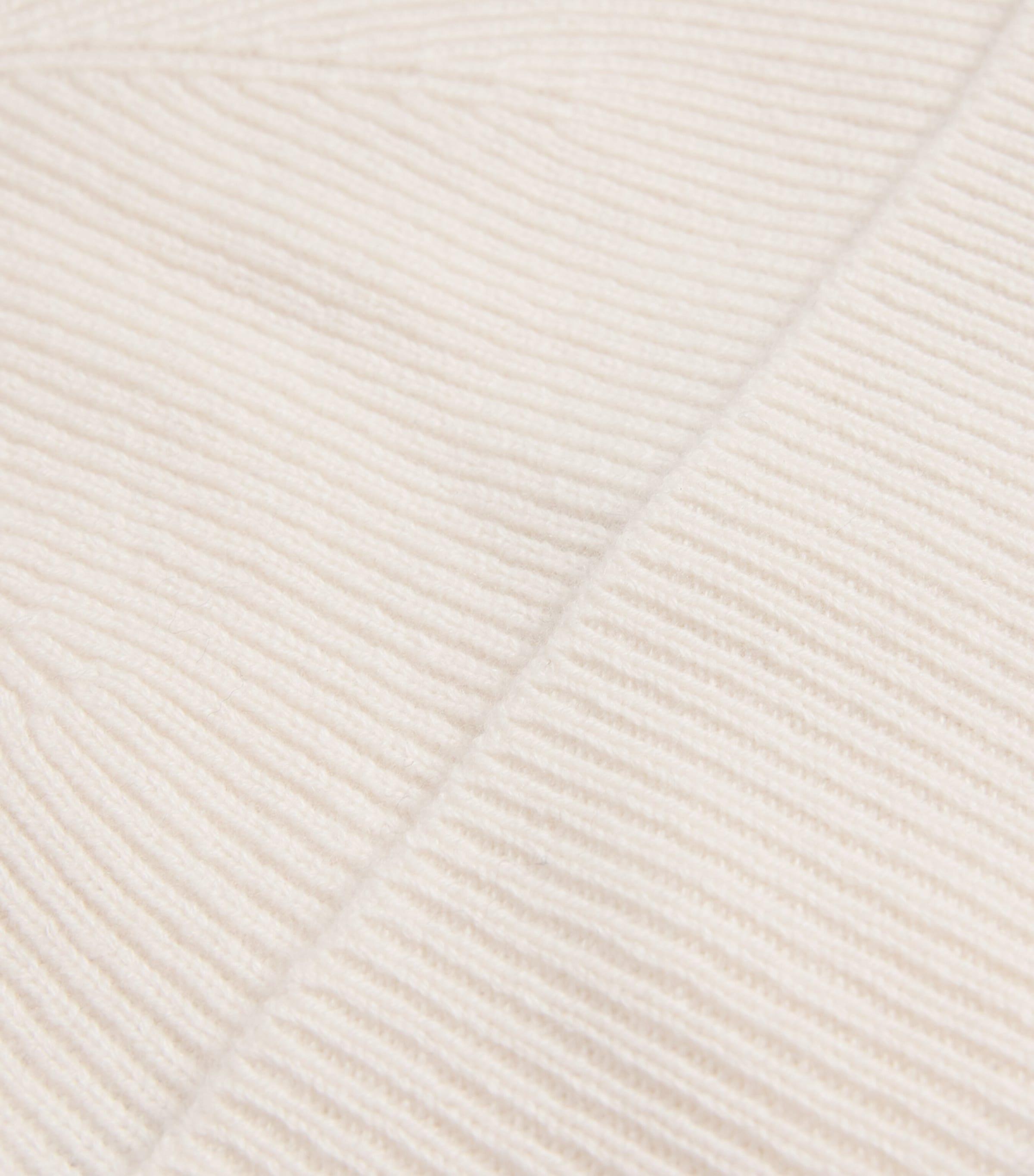 Cashmere Rib-Knit Beanie