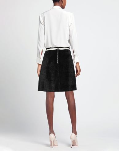 Woman Mini skirt Black Size 4 Synthetic fibers, Viscose, Acrylic, Cotton, Wool