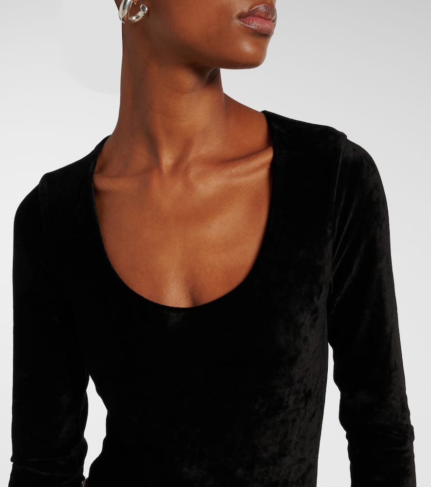 Velvet bodysuit