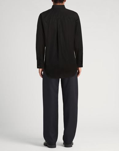 Man Shirt Black Size 36 Cotton