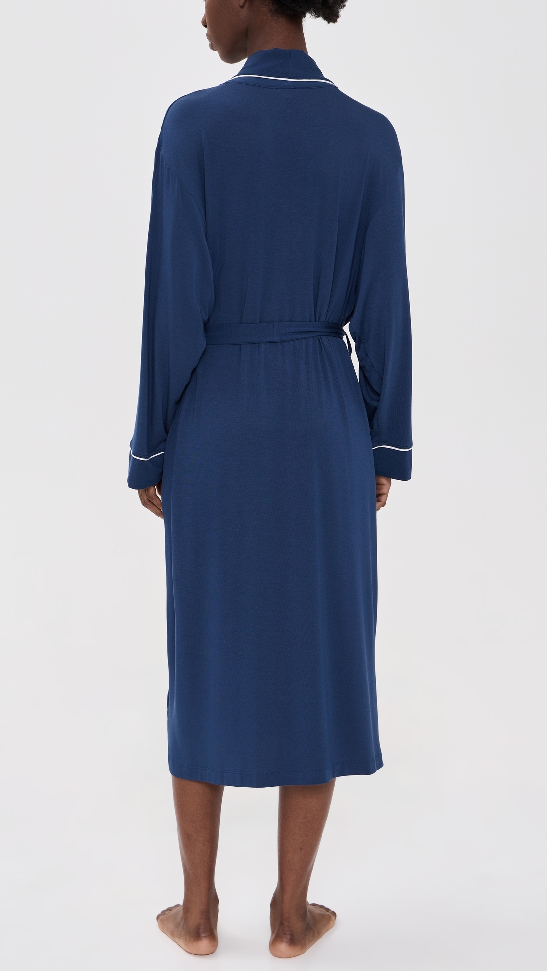 Gisele Long Robe Navy/Ivory