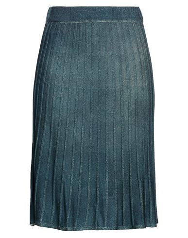 Woman Midi skirt Dark green Size L Merino Wool