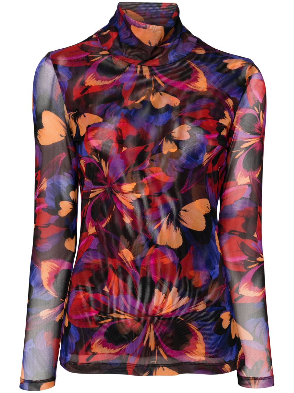 Eclipse Blooms top - Purple