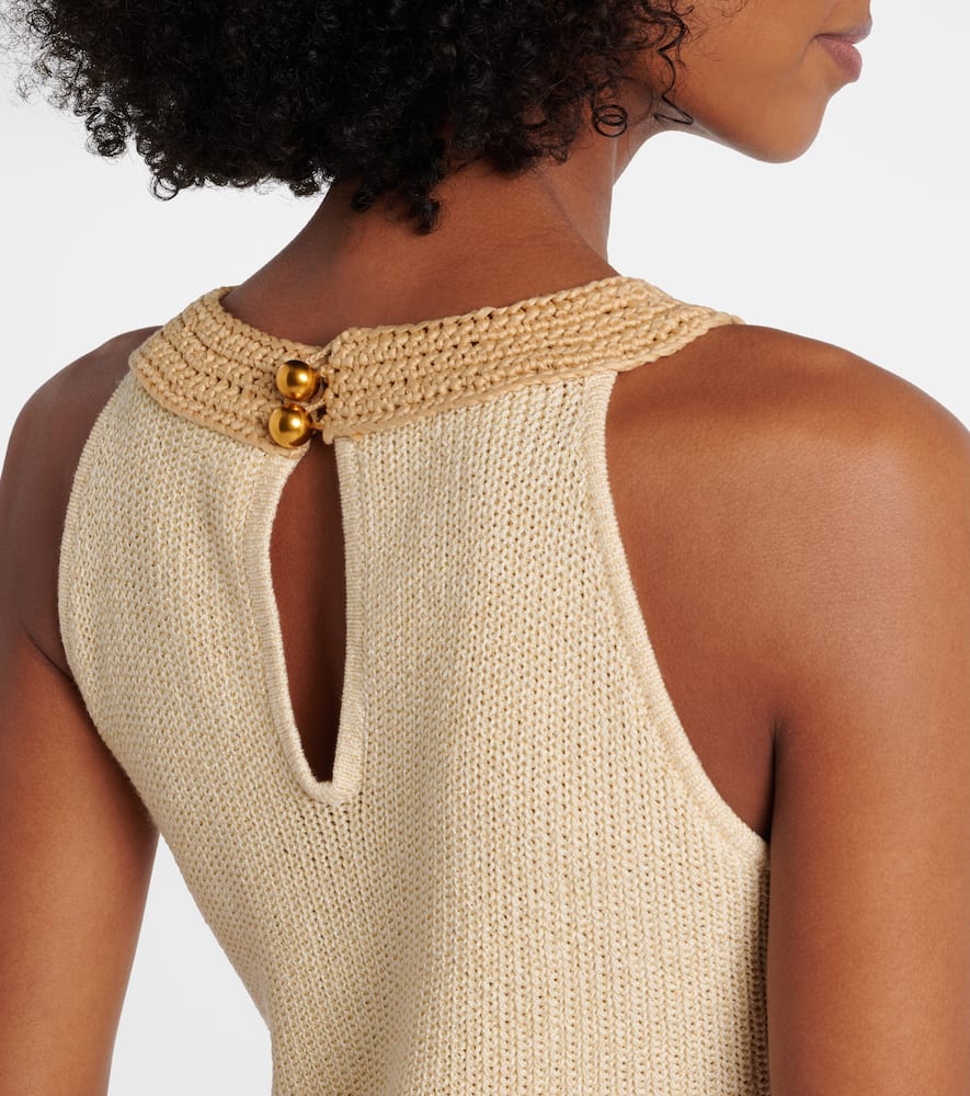 Knitted midi dress