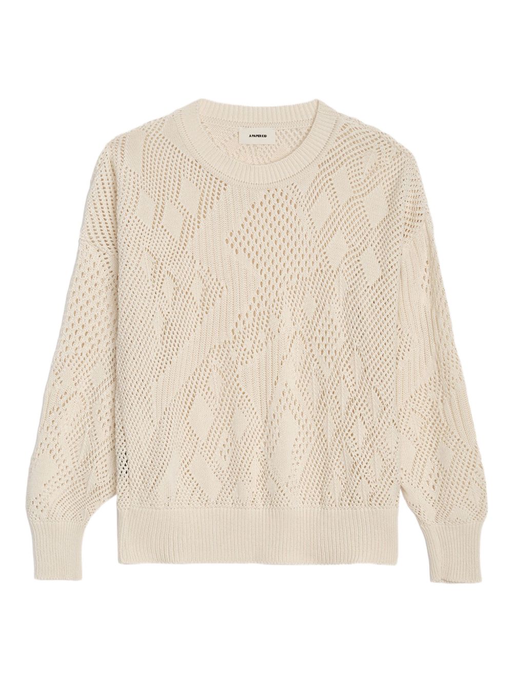 A Paper Kid cotton jumper - Neutrals