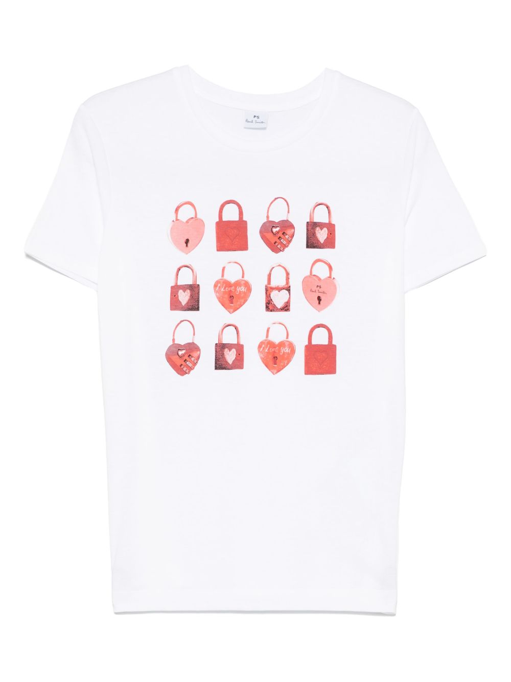 Paul Smith Heart Padlock T-shirt - White