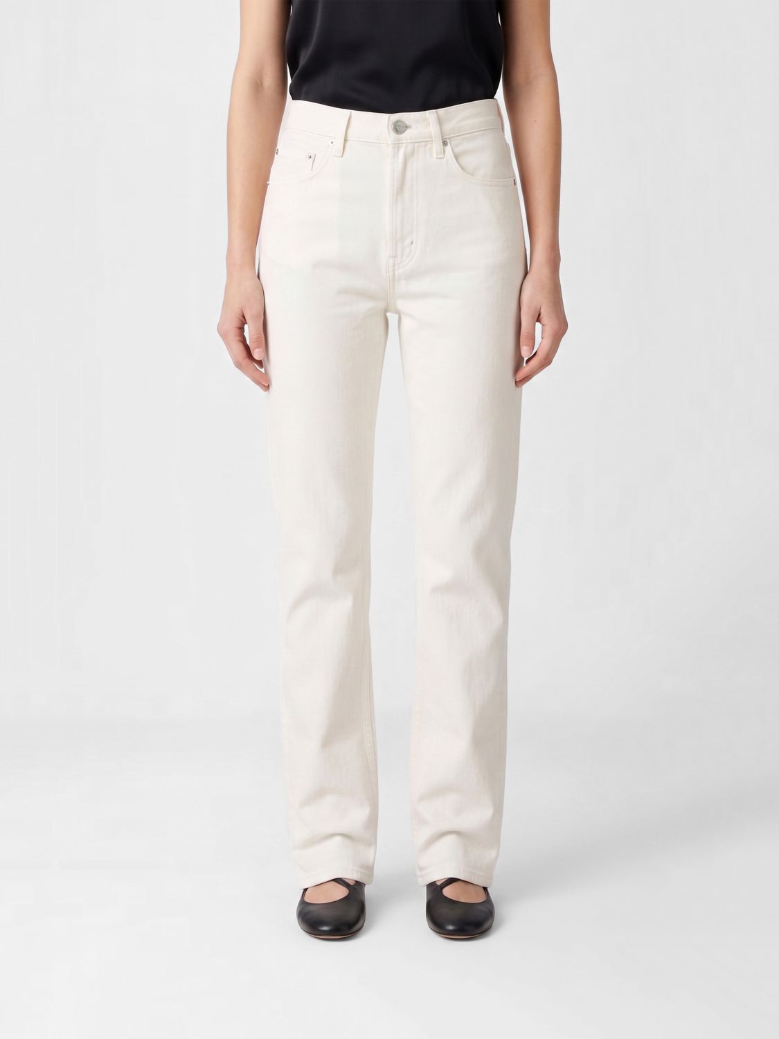 Jeans Woman color White