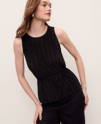 Ann Taylor Pleated Halter Top