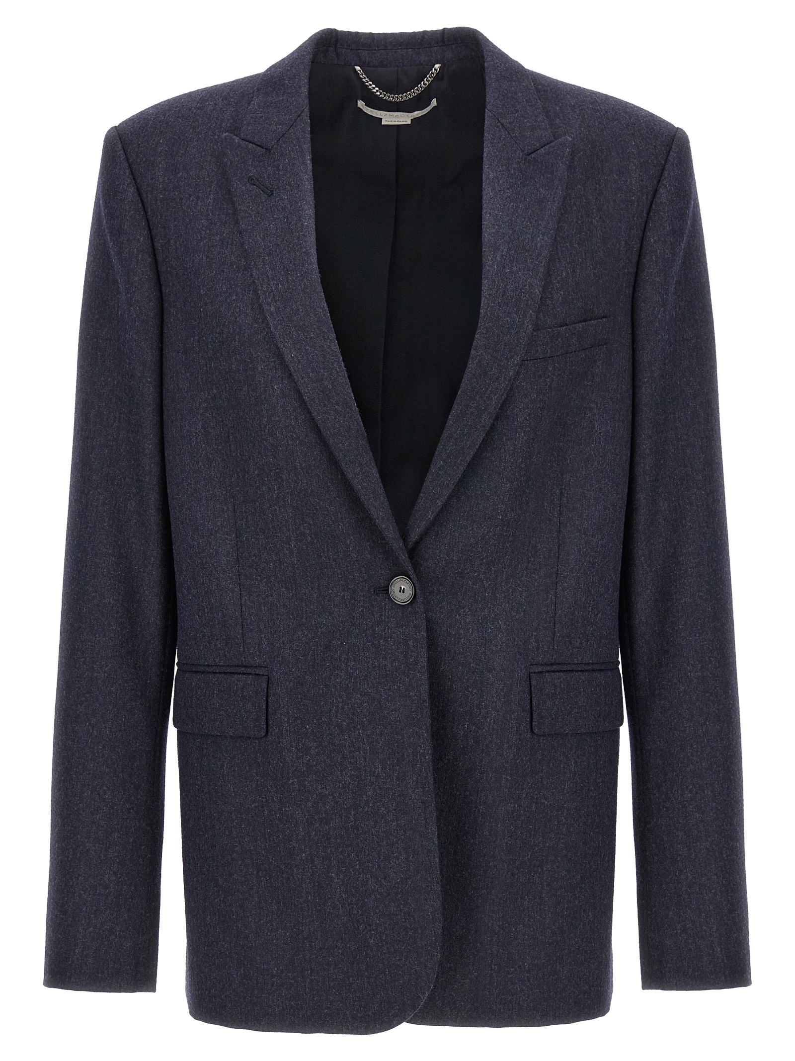Wool Single-breasted Blazer
