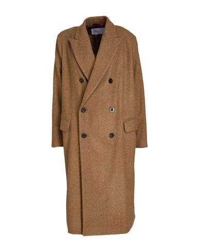 Paltò Woman Coat Light brown Size S Wool, Polyester, Polyamide