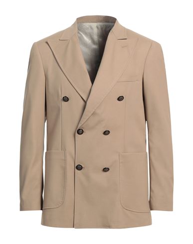 I'm Brian Man Blazer Beige Size 36 Polyester, Rayon, Elastane