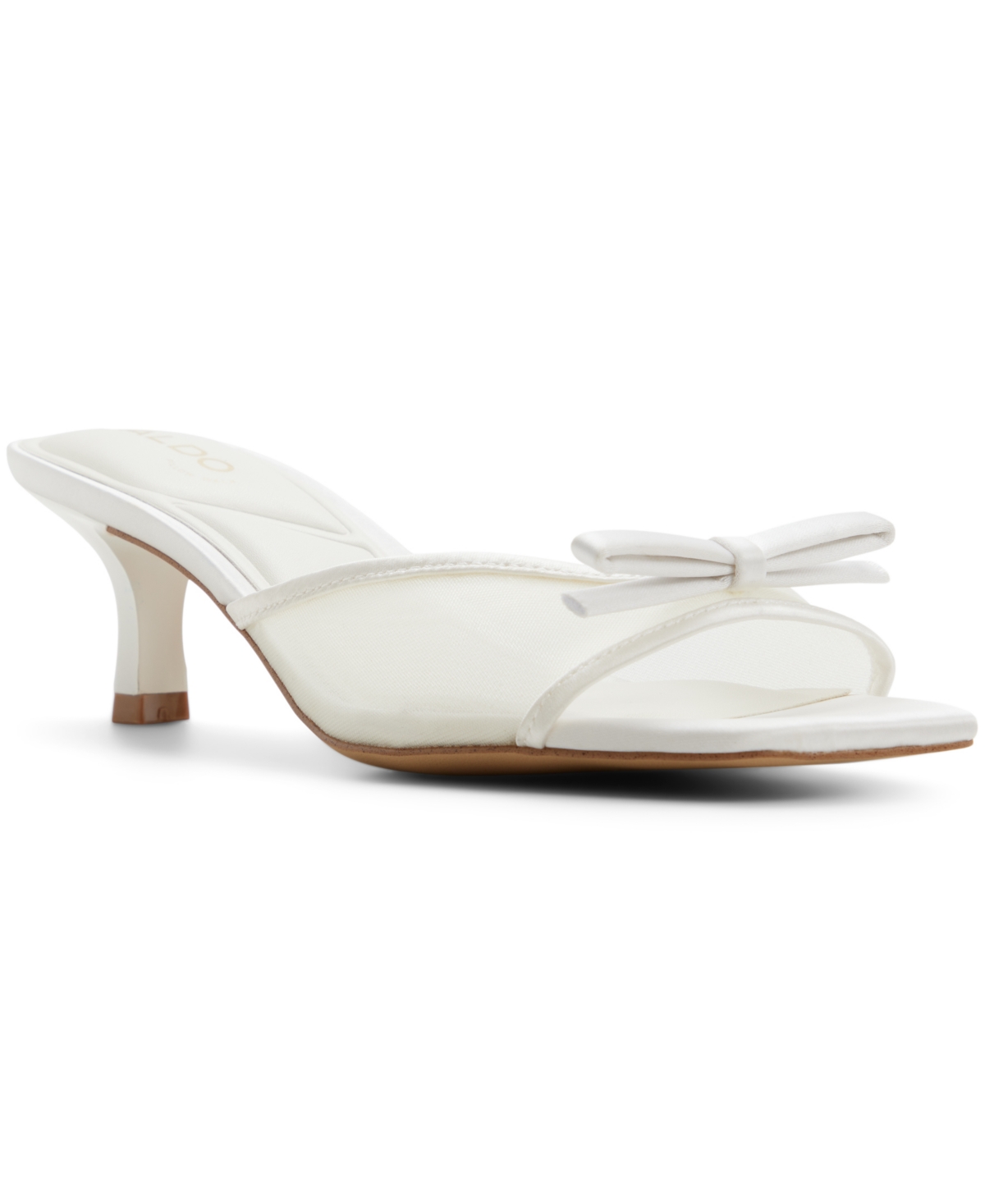 Women's Begoniaa Slip-On Dress Sandals - White/Bone Mesh
