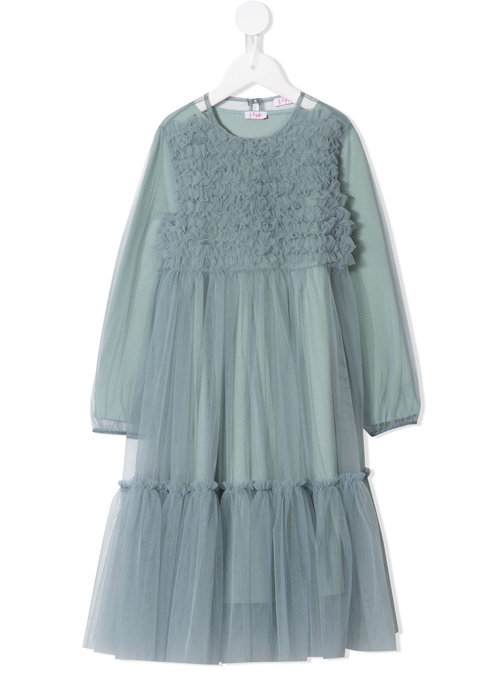 Ruffled tiered dress - Green