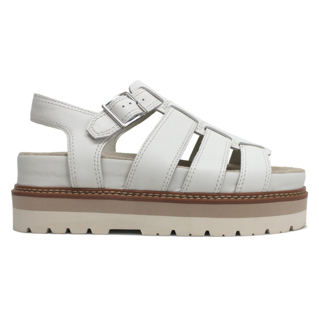 Clarks Orianna Twist Leather Women's Platform Slingback Sandals