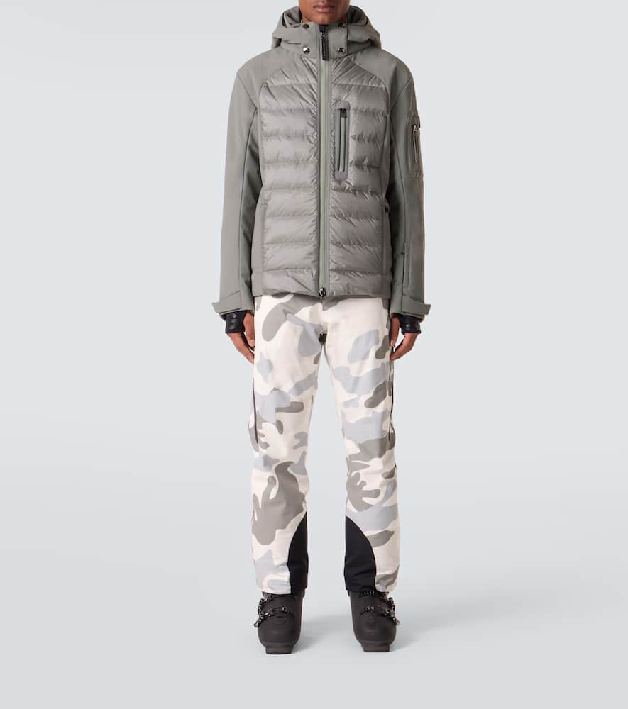 Tim belted camouflage ski pants