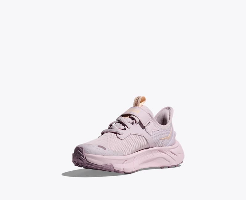 HOKA Transport Freedom Shoes in Lilac Cream/Tangerine Glow