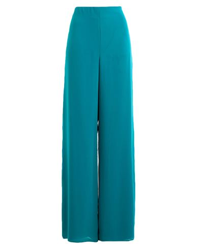 Woman Pants Emerald green Size 8 Viscose, Polyamide, Polyester