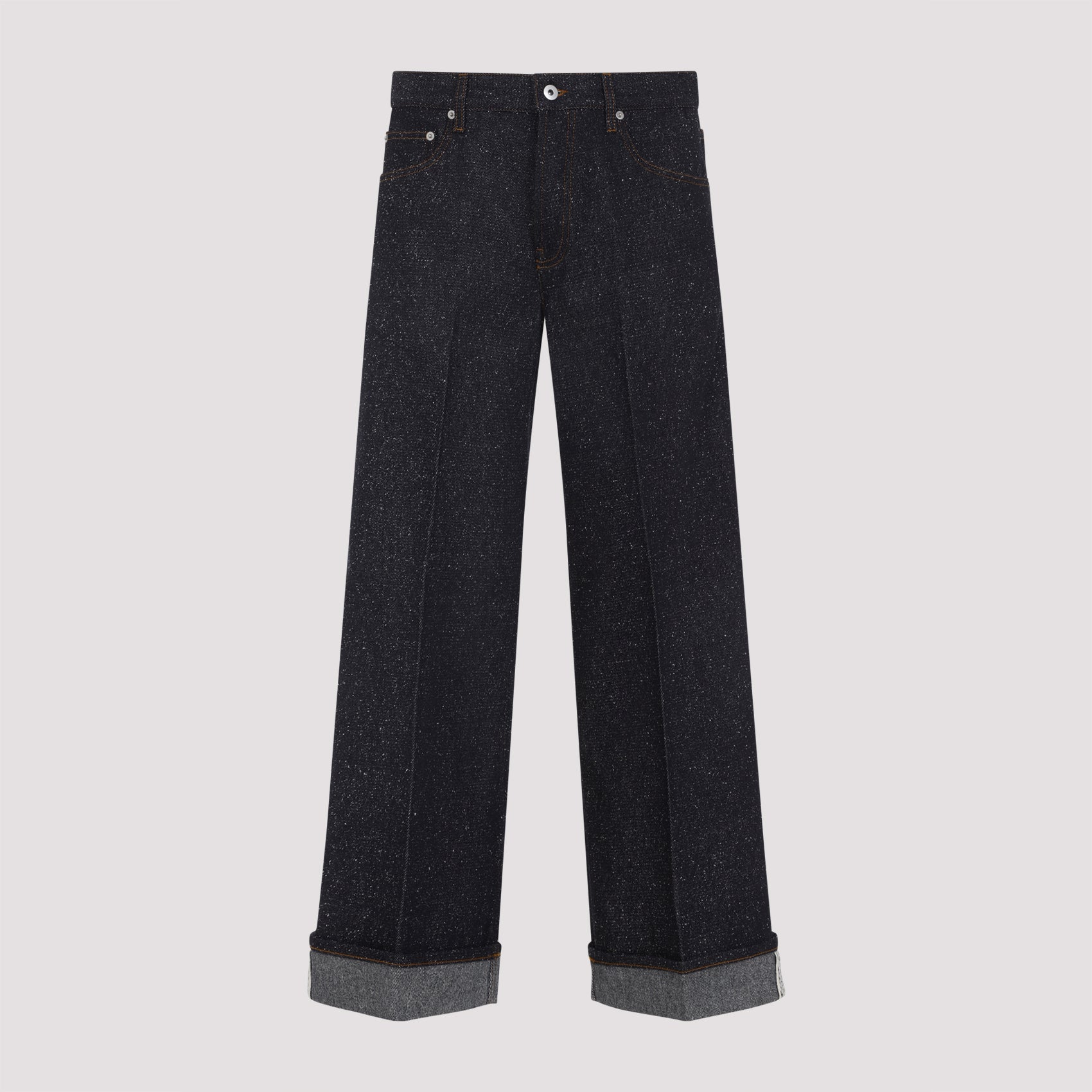 Men Melange Blue Denim Jeans